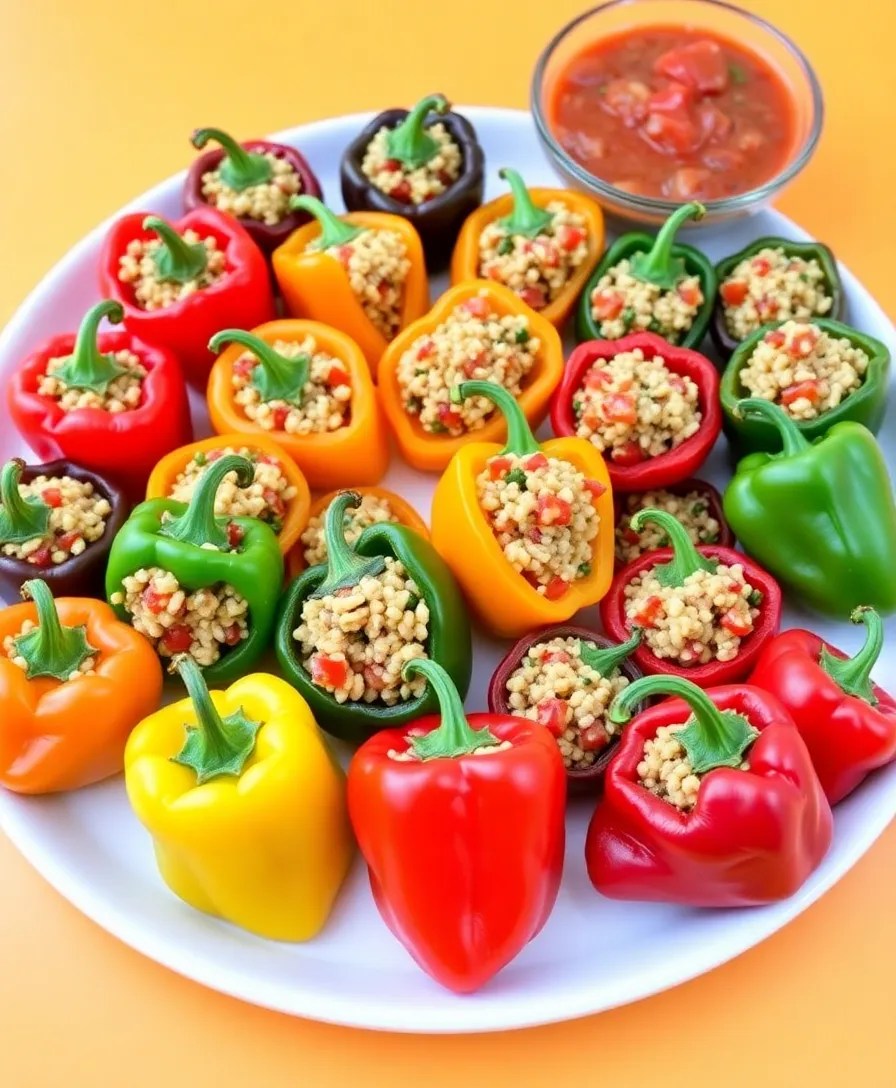 15 Healthy Snacks That Are So Tasty, You Won't Believe They're Guilt-Free! - 9. Stuffed Mini Peppers