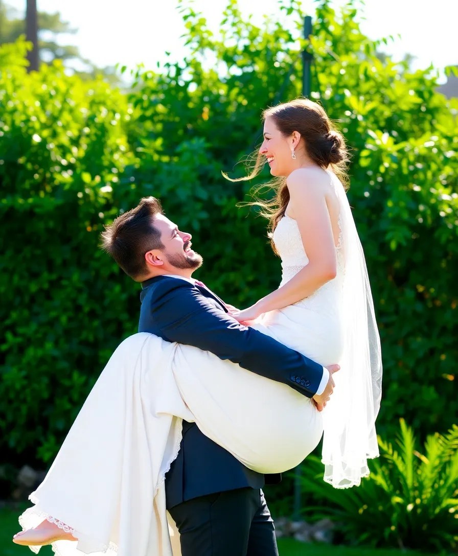 15 Wedding Photography Poses That Will Make Your Album Unforgettable (#3 Will Stun Everyone!) - 4. The Lift