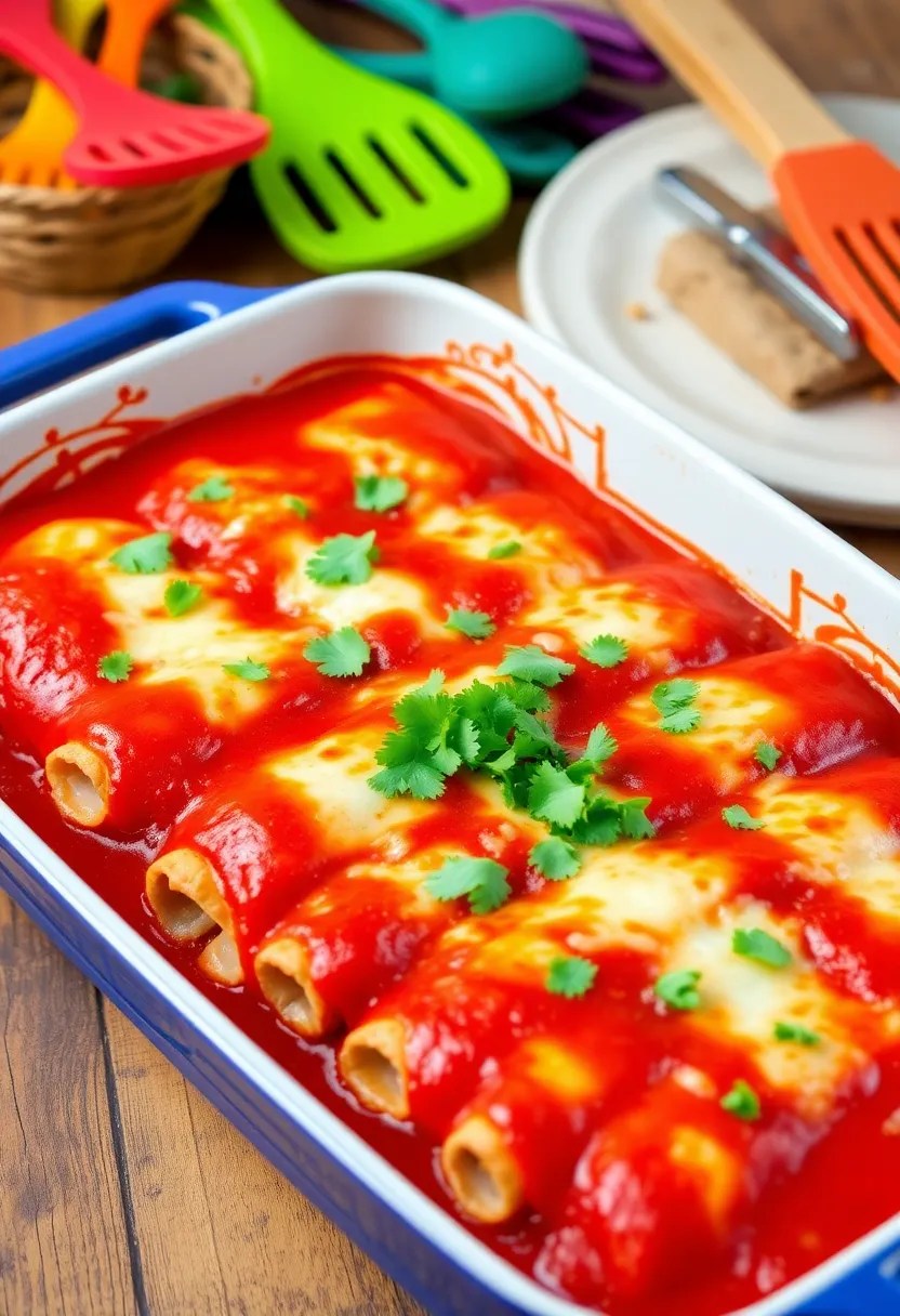 20 Kid-Approved Family Meals That Are Quick and Easy (Your Kids Will Request #5!) - 10. Sweet Potato and Black Bean Enchiladas