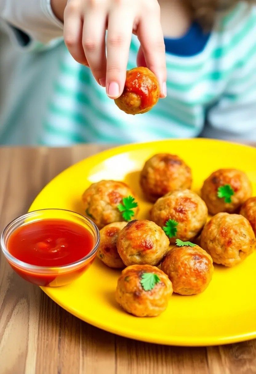 20 Kid-Approved Family Meals That Are Quick and Easy (Your Kids Will Request #5!) - 3. Mini Turkey Meatballs with Dipping Sauce