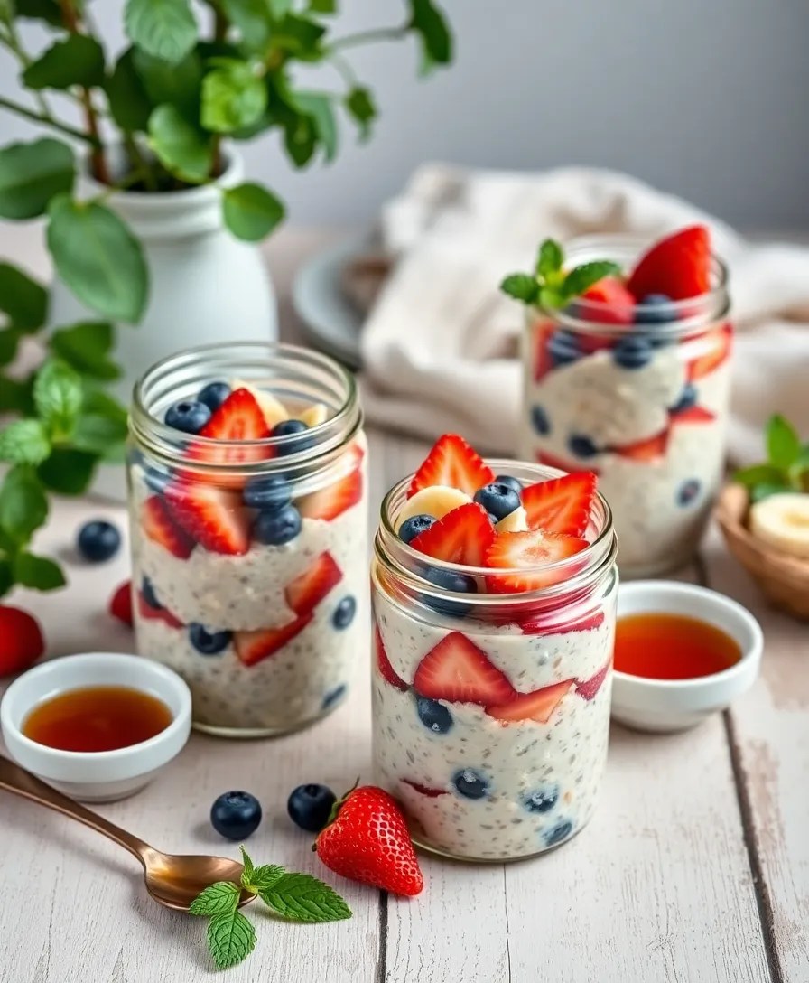 20 Meal Prep Ideas That Will Revolutionize Your Week (Say Goodbye to Last-Minute Cooking!) - 2. Overnight Oats with Fresh Fruits
