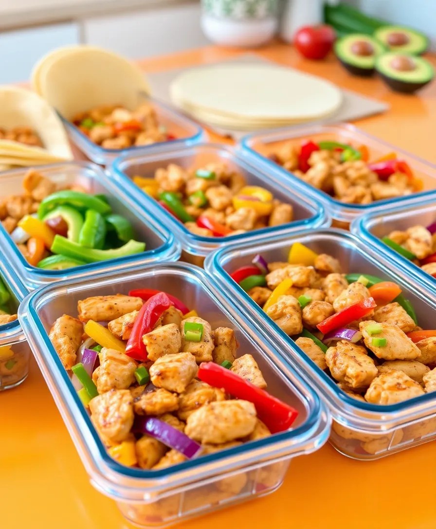 20 Meal Prep Ideas That Will Revolutionize Your Week (Say Goodbye to Last-Minute Cooking!) - 3. Chicken Fajita Meal Prep