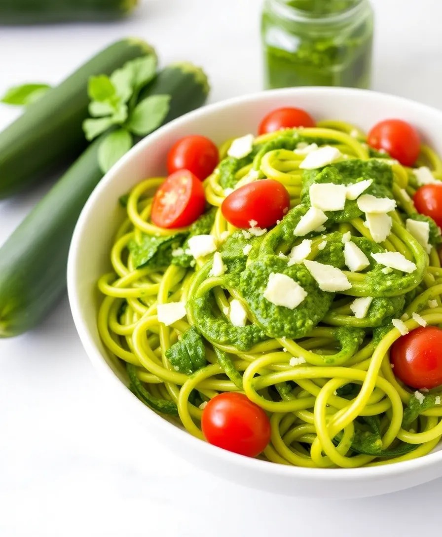 20 Meal Prep Ideas That Will Revolutionize Your Week (Say Goodbye to Last-Minute Cooking!) - 7. Zucchini Noodles with Pesto